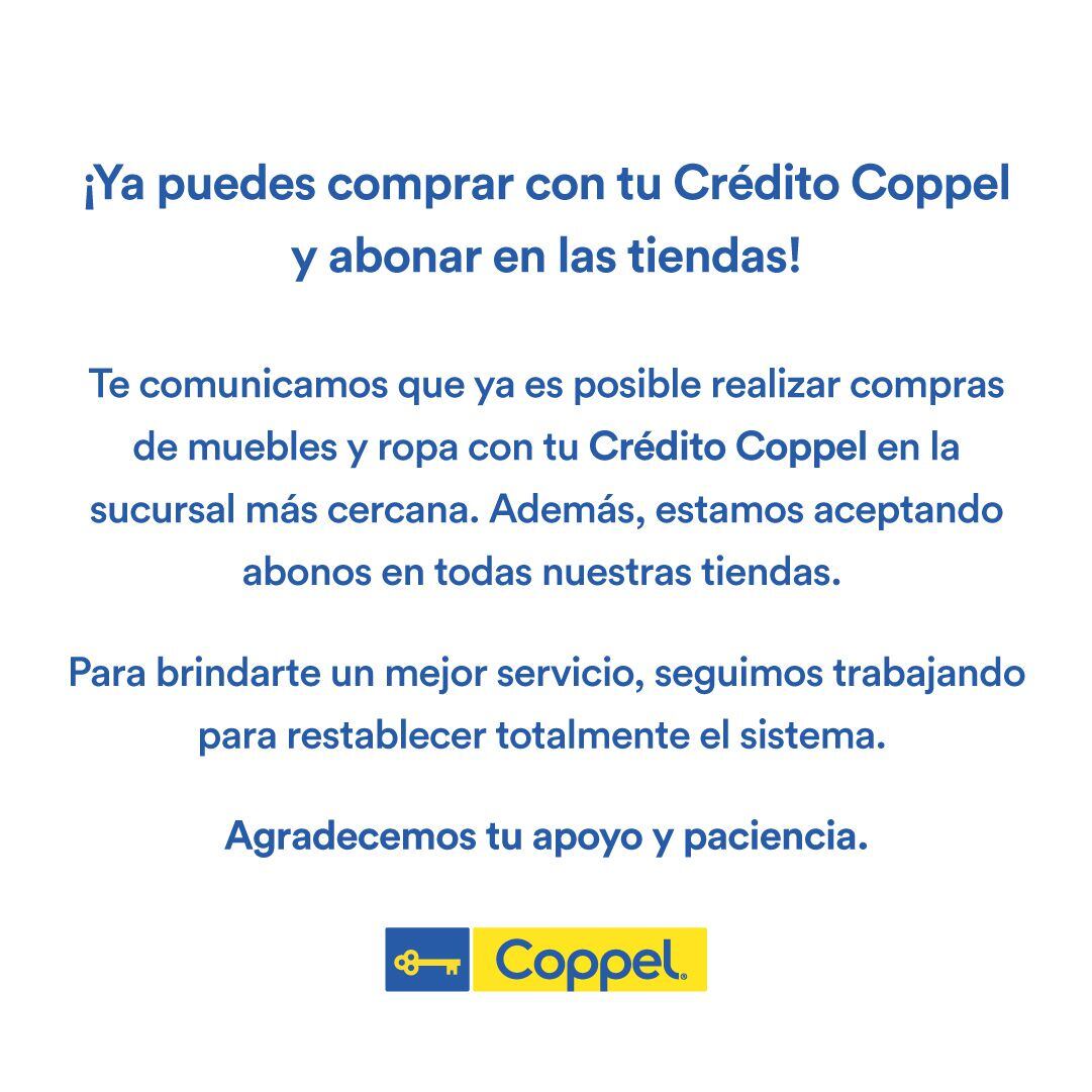 Comunicado Coppel