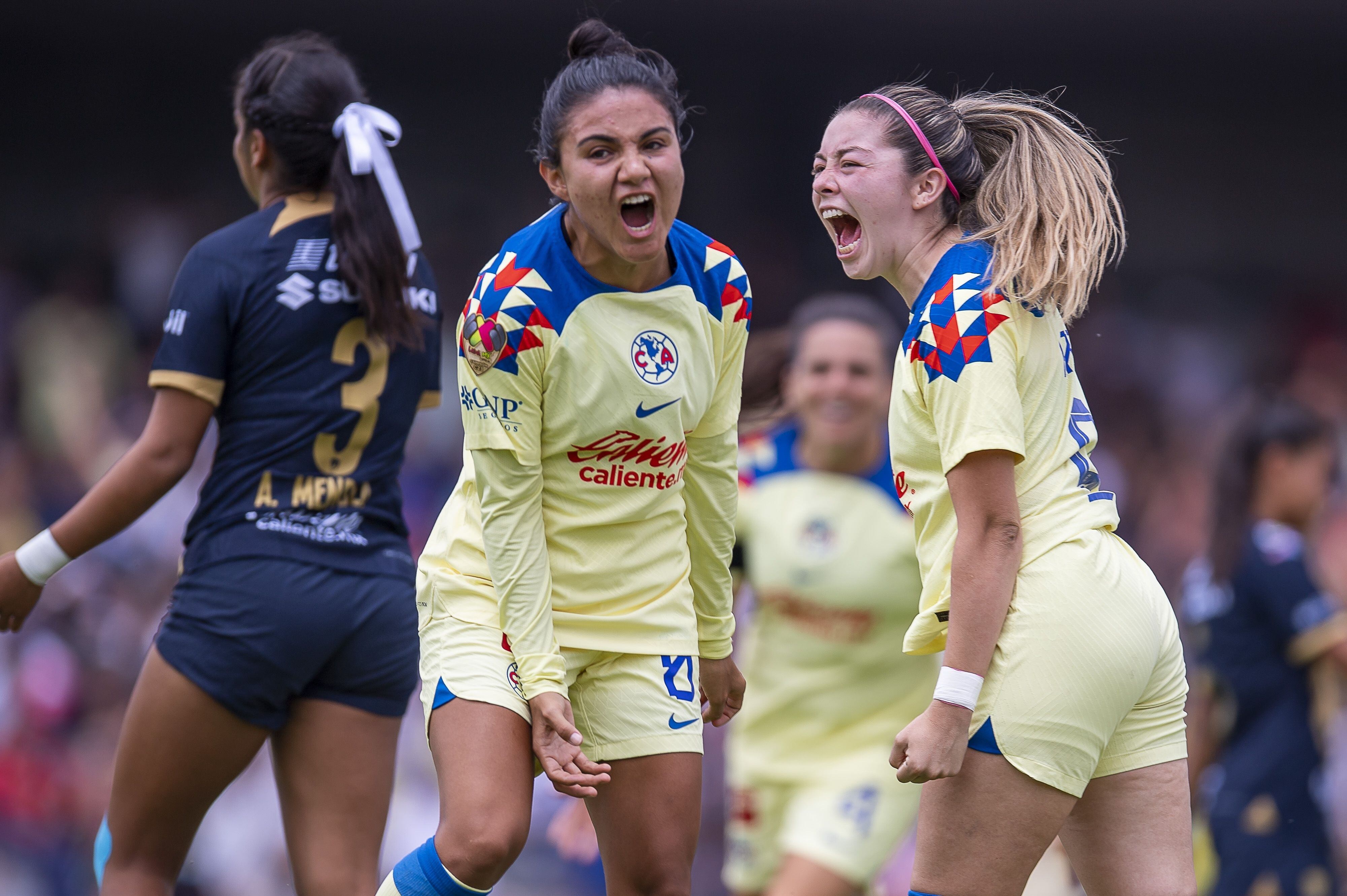 Club América vs Club Pumas en Liga MX Femenil