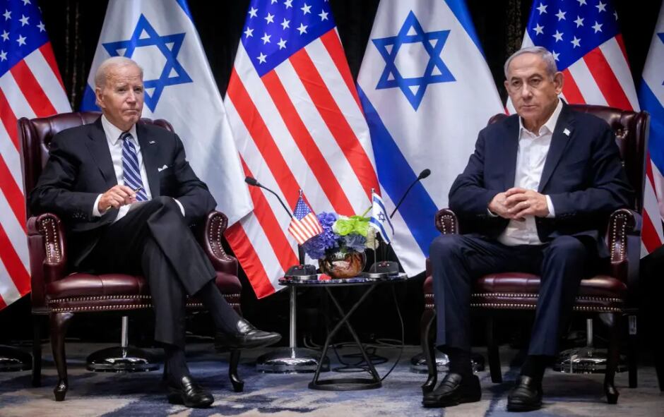 Joe Biden y Benjamin Netanyahu