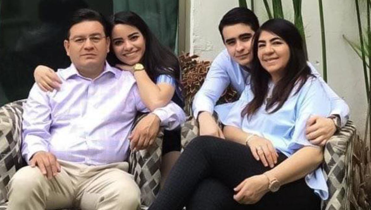 Luis Lorenzo Martínez Pedraza y su familia