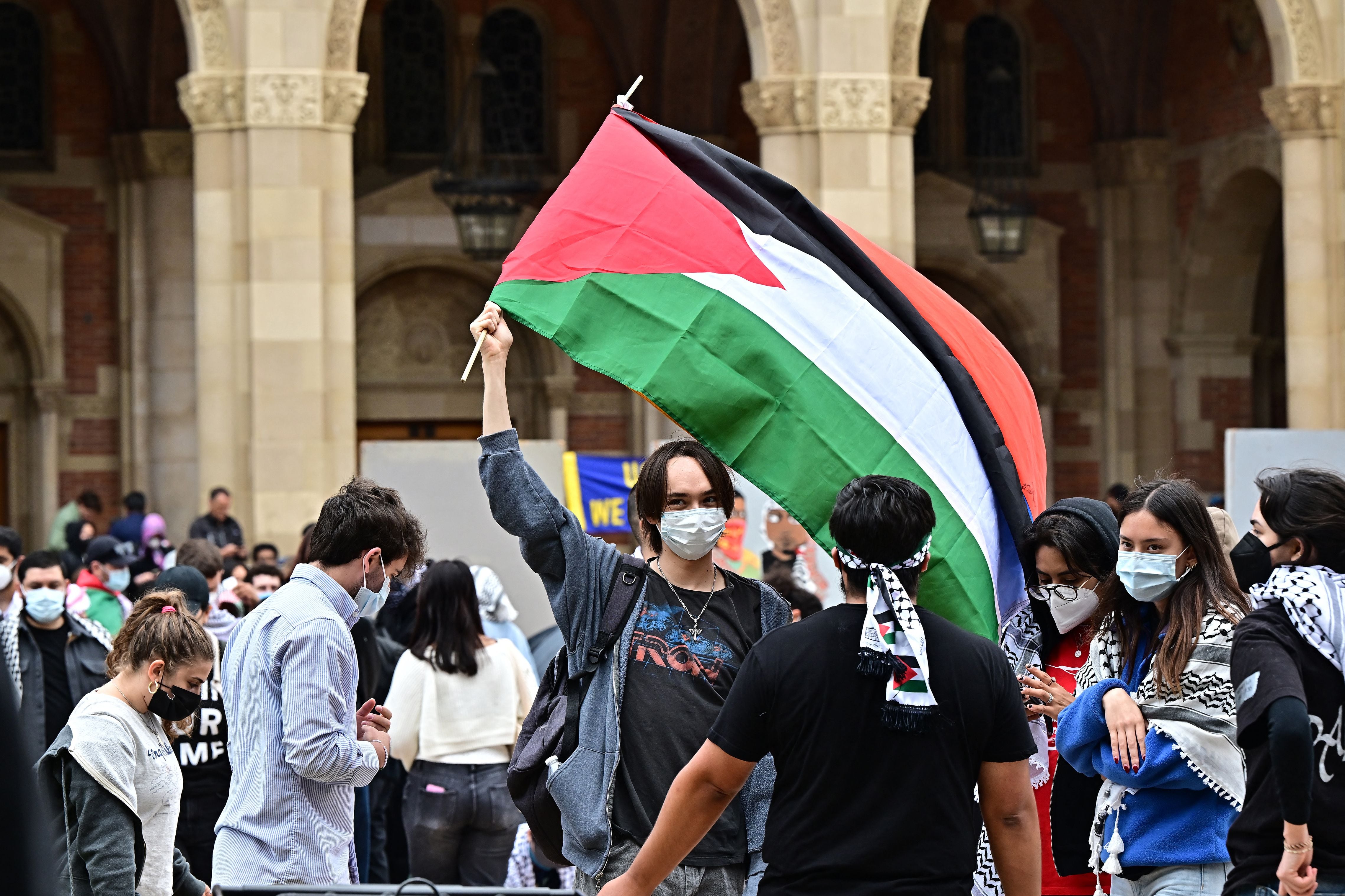 Protestas pro Palestina en Universidad de California, Estados Unidos