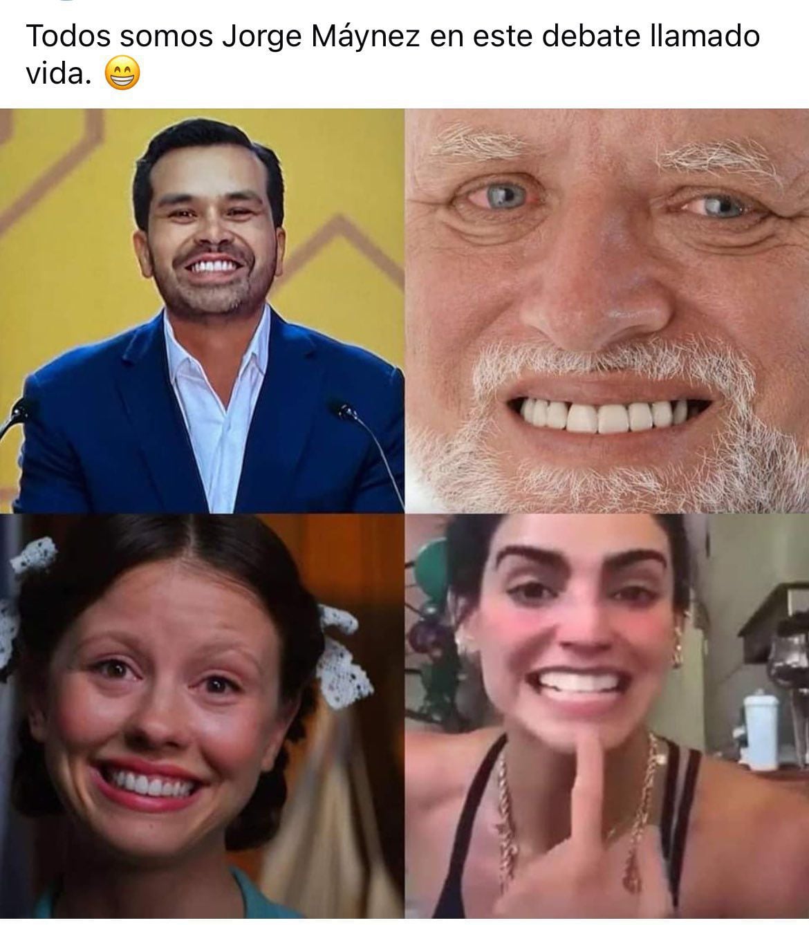 Memes de la sonrisa de Máynez