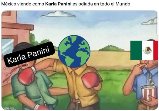 Reacción a que la historia de Karla Panini y Karla Luna sea internacional.