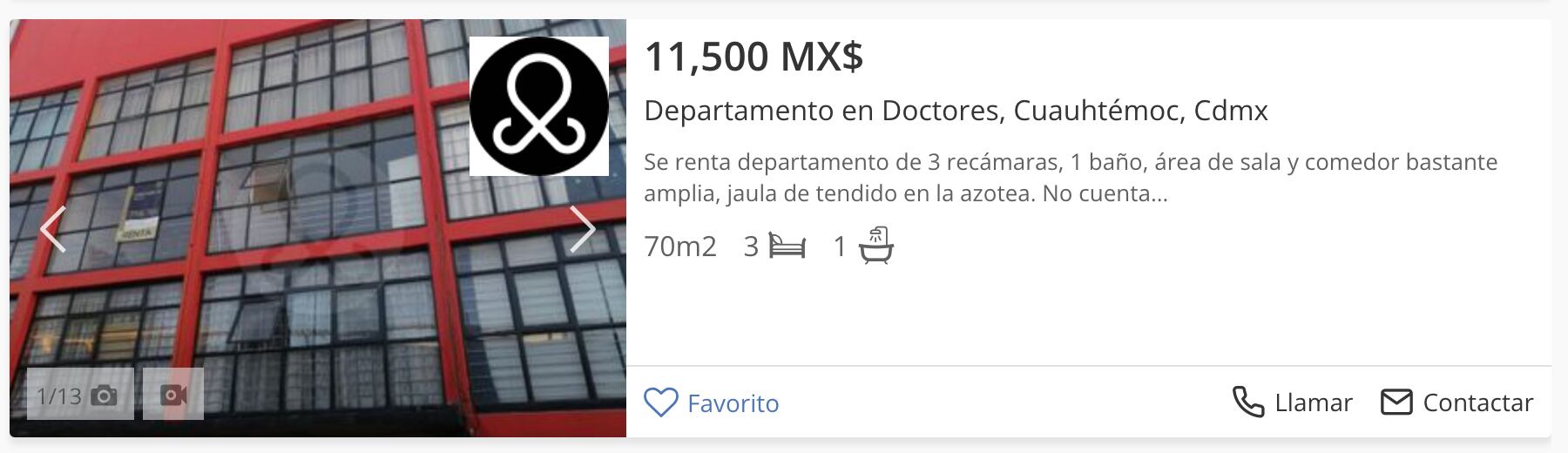 Rentas en la colonia Doctores CDMX