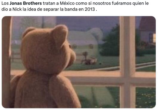 Los memes de la cancelación de los conciertos de los  Jonas Brothers en México