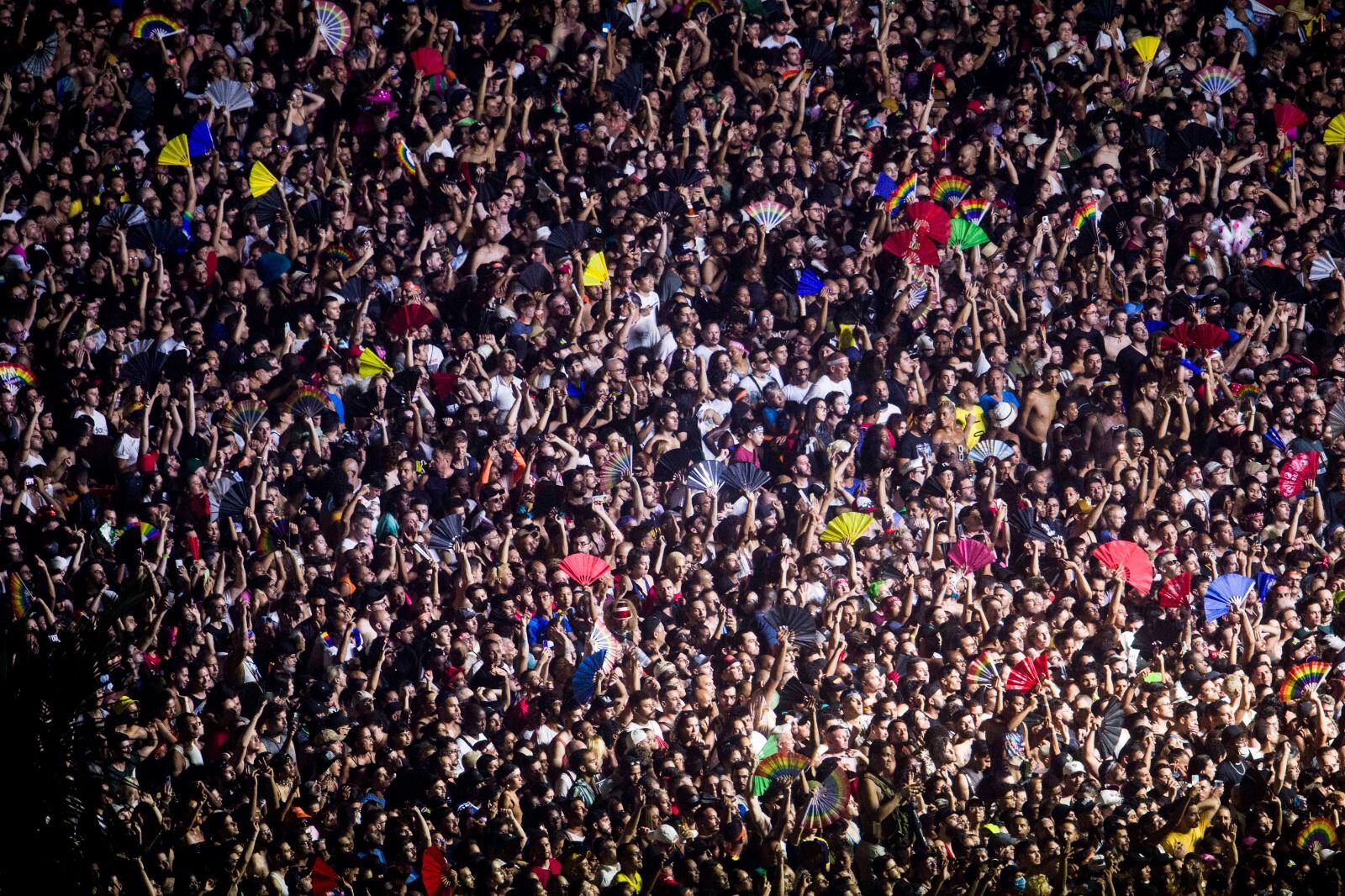 El histórico concierto de Madonna en Copacabana, Brasil.