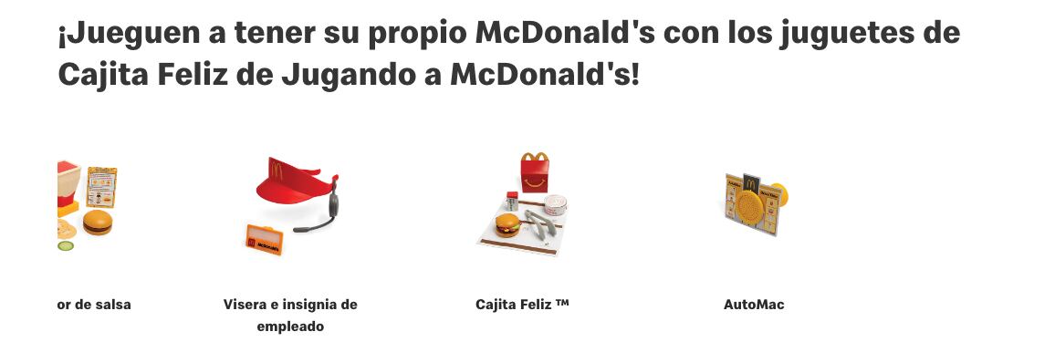 Estos son los juguetes coleccionables de la cajita feliz de McDonalds para el mes de abril
