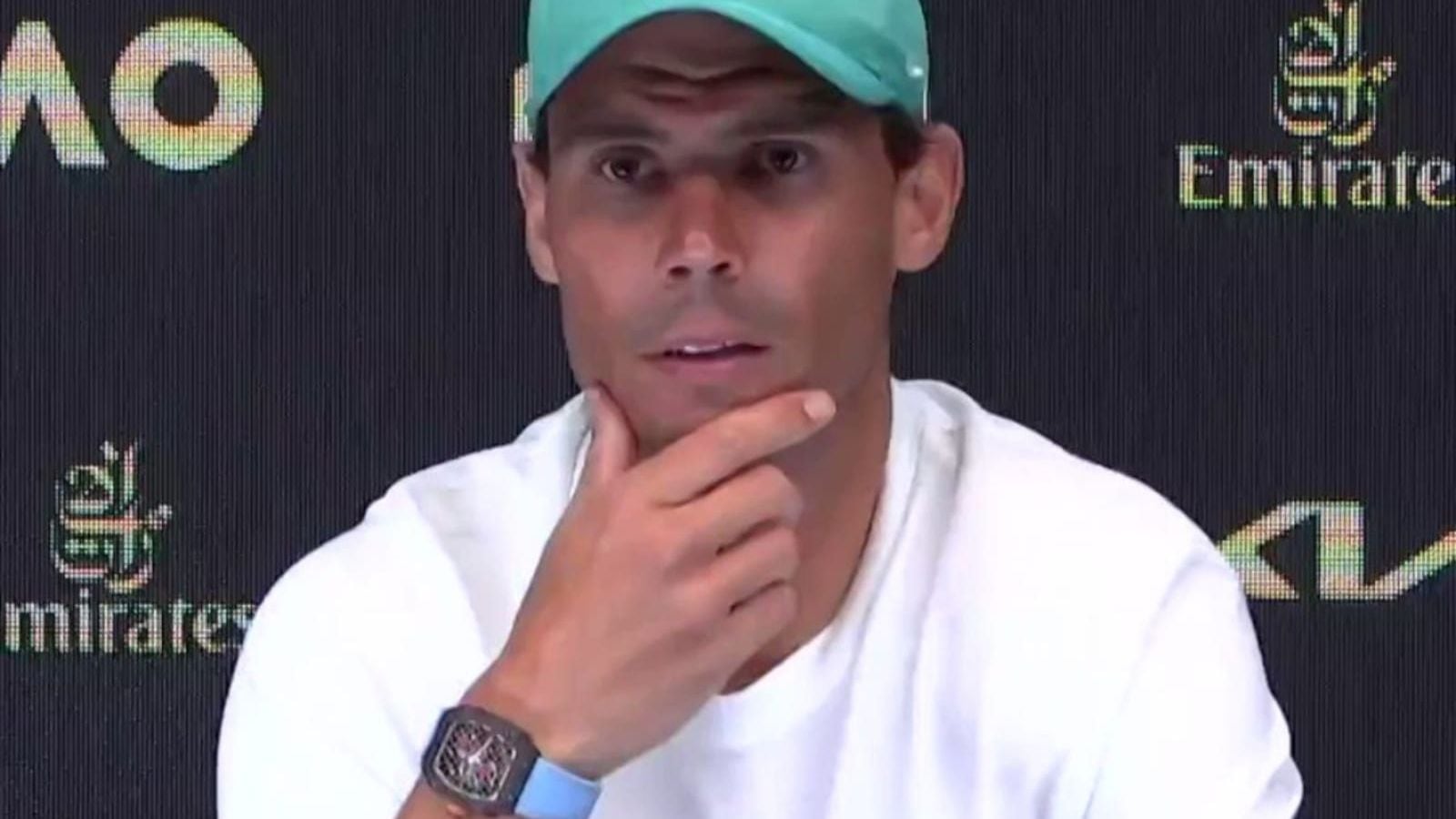 Rafael Nadal participa en el Abierto de Australia con reloj de más de 4 millones de pesos