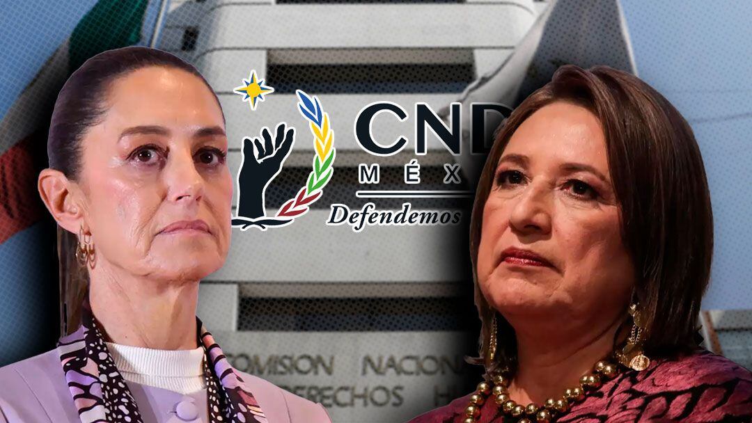 CNDH determina quien ha sufrido más violencia política entre Claudia Sheinbaum y Xóchitl Gálvez