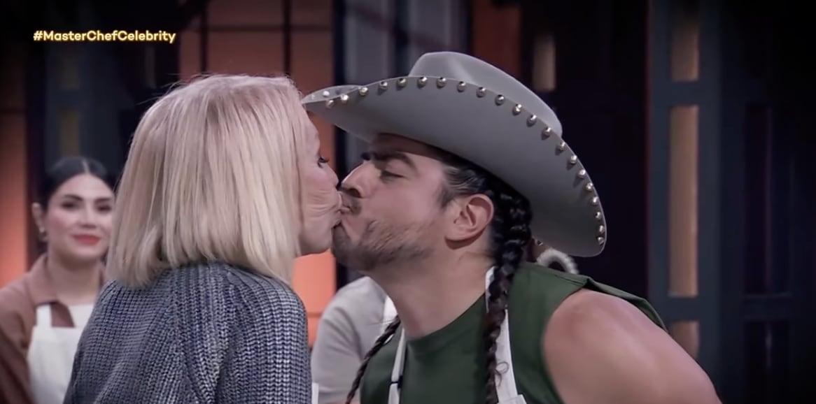 Laura Bozzo y Rey Grupero se besaron en MasterChef Celebrity 2024