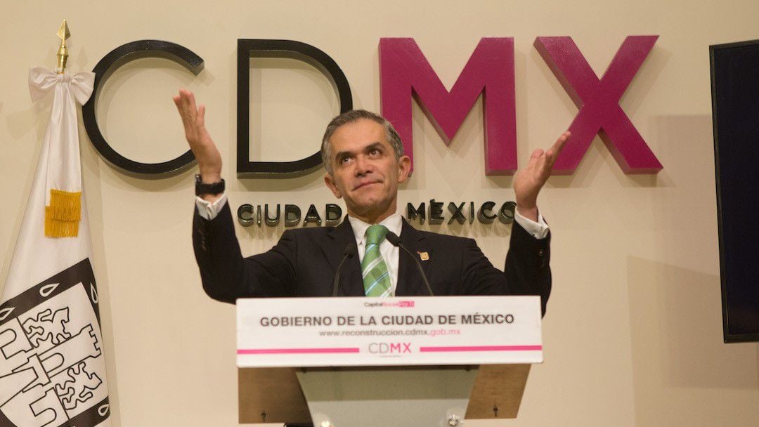 Miguel Ángel Mancera, ex jefe de gobierno de la CDMX