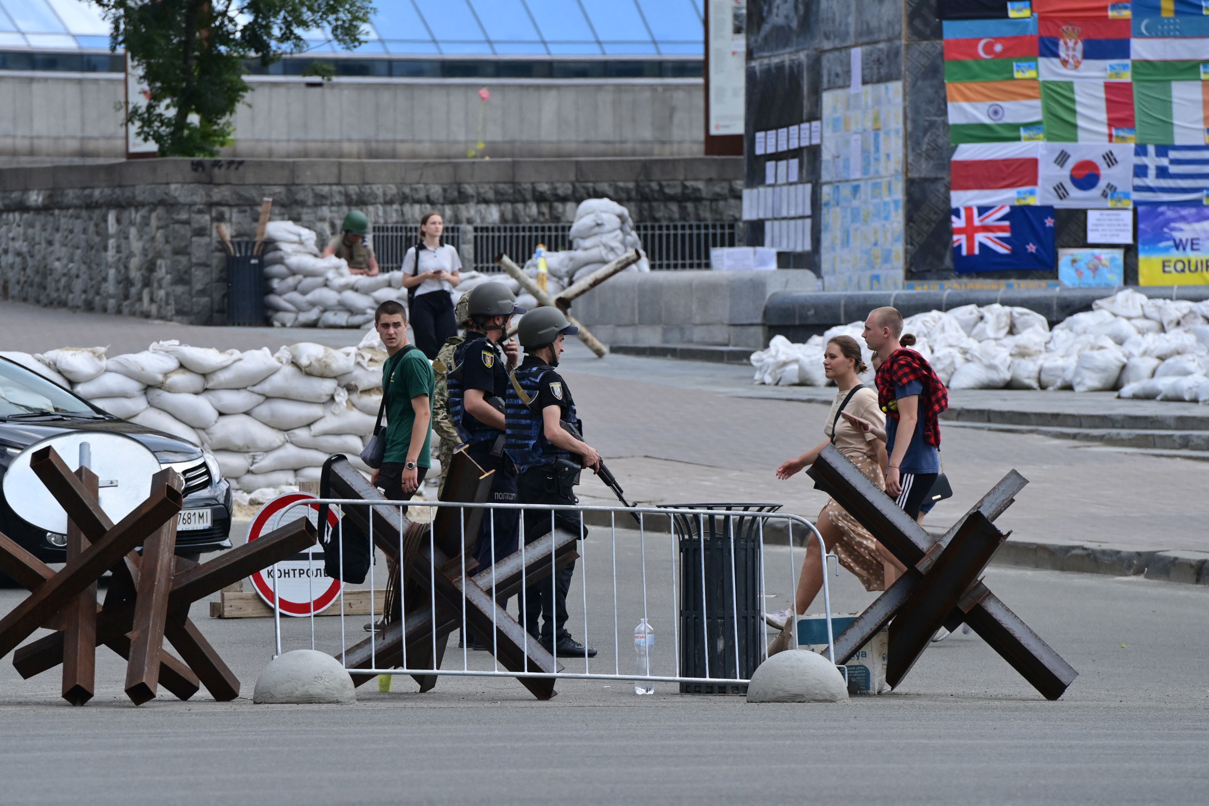 Soldados ucranianos en Kiev /AFP