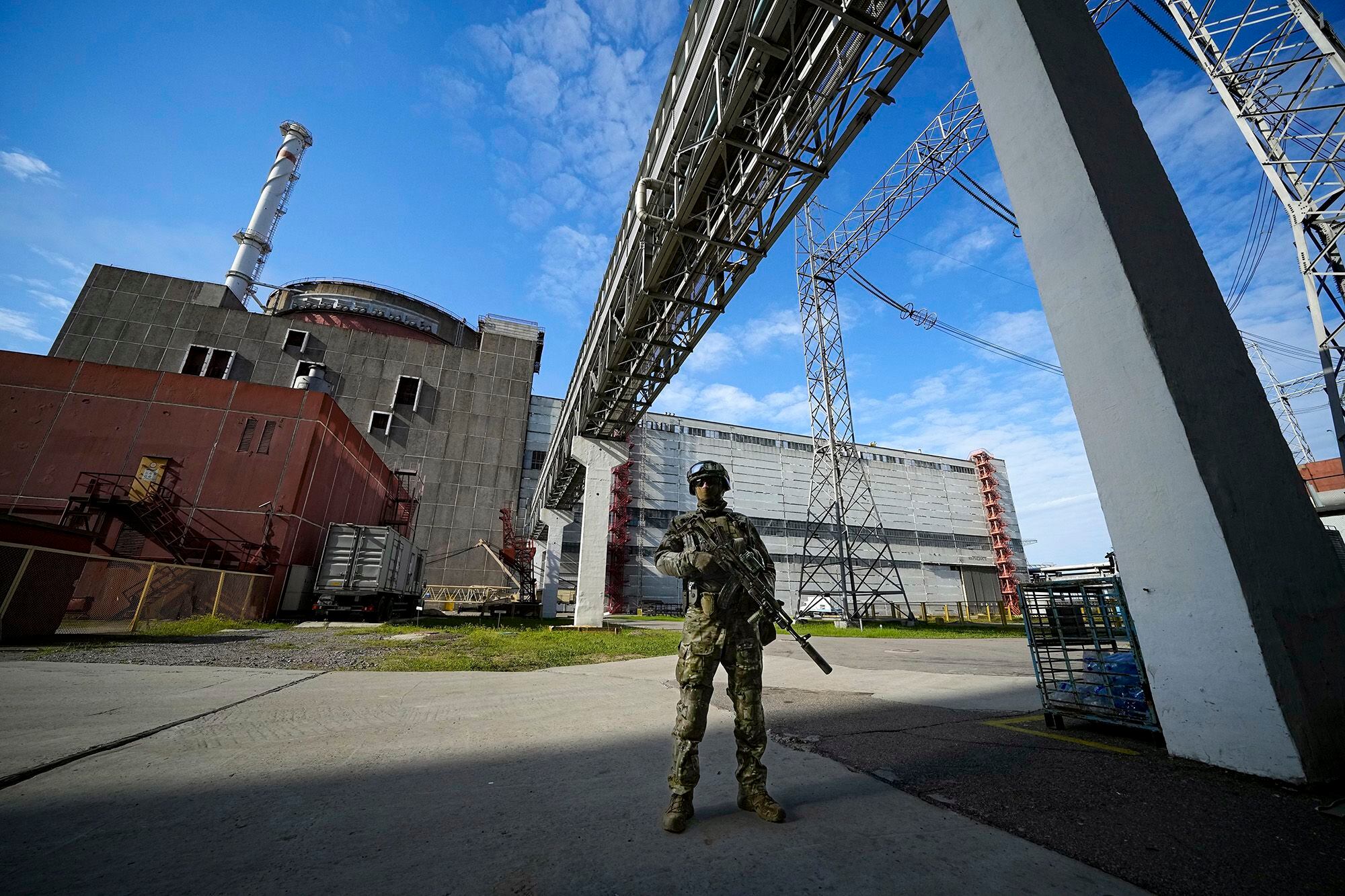 Planta nuclear de Zaporiyia en Ucrania