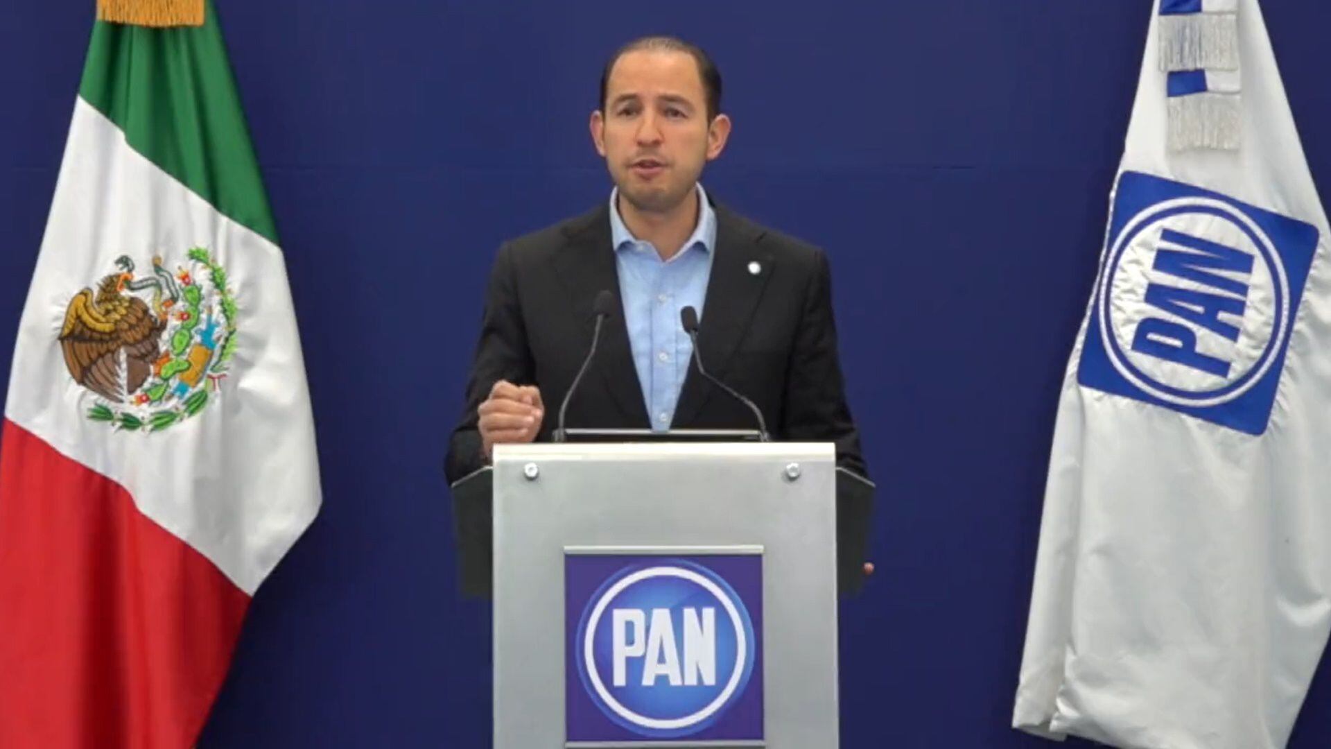 Marko Cortés critica asistencia de gobernadores del PAN al AMLOFest