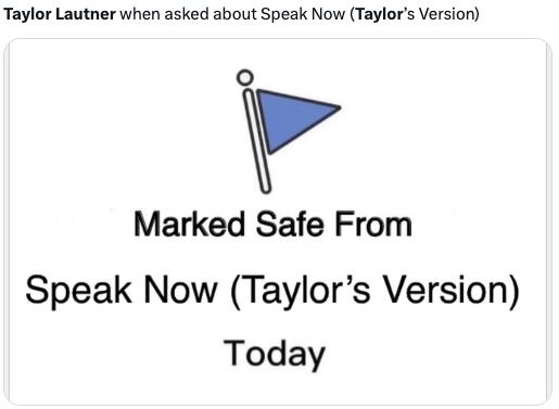 Memes protegen a Taylor Lautner de la regrabación de Speak Now (Taylor's Version) de Taylor Swift y funan a John Mayer