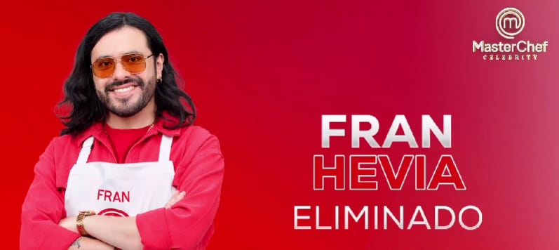 Fran Hevia fue el cuarto eliminado de MasterChef Celebrity 2024