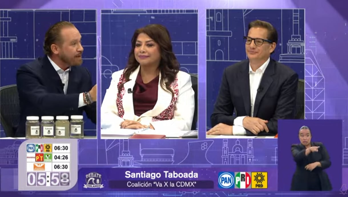 Santiago Taboada señaló a Clara Brugada de privatizar el agua