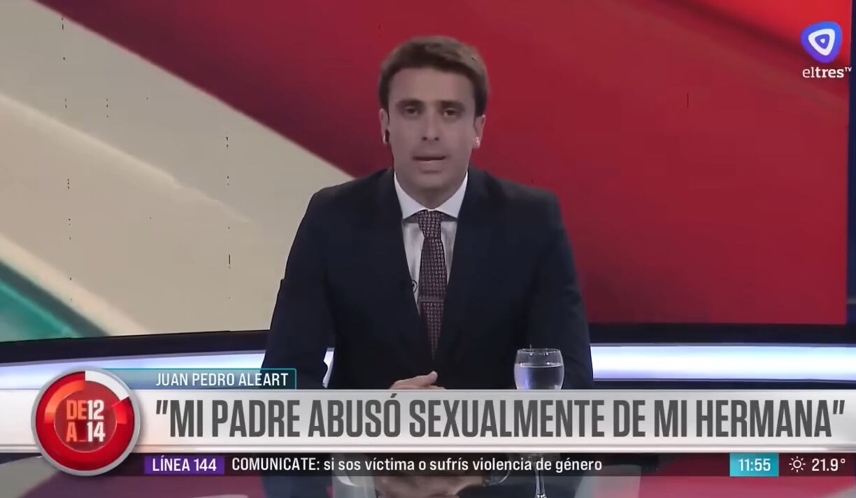 Juan Pedro Aleart denuncia abuso sexual de su papá y tío.