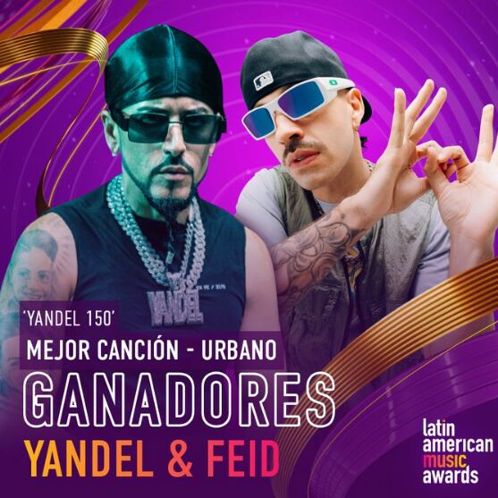 Yandel & Feid ganan a Mejor Canción – Urbano