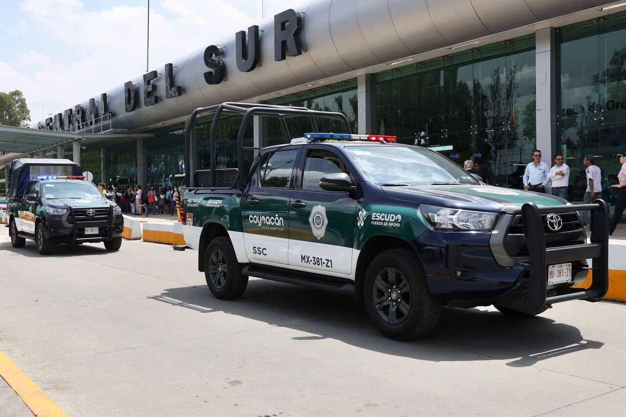 Coyoacán se suma al operativo de seguridad en la terminal de Taxqueña