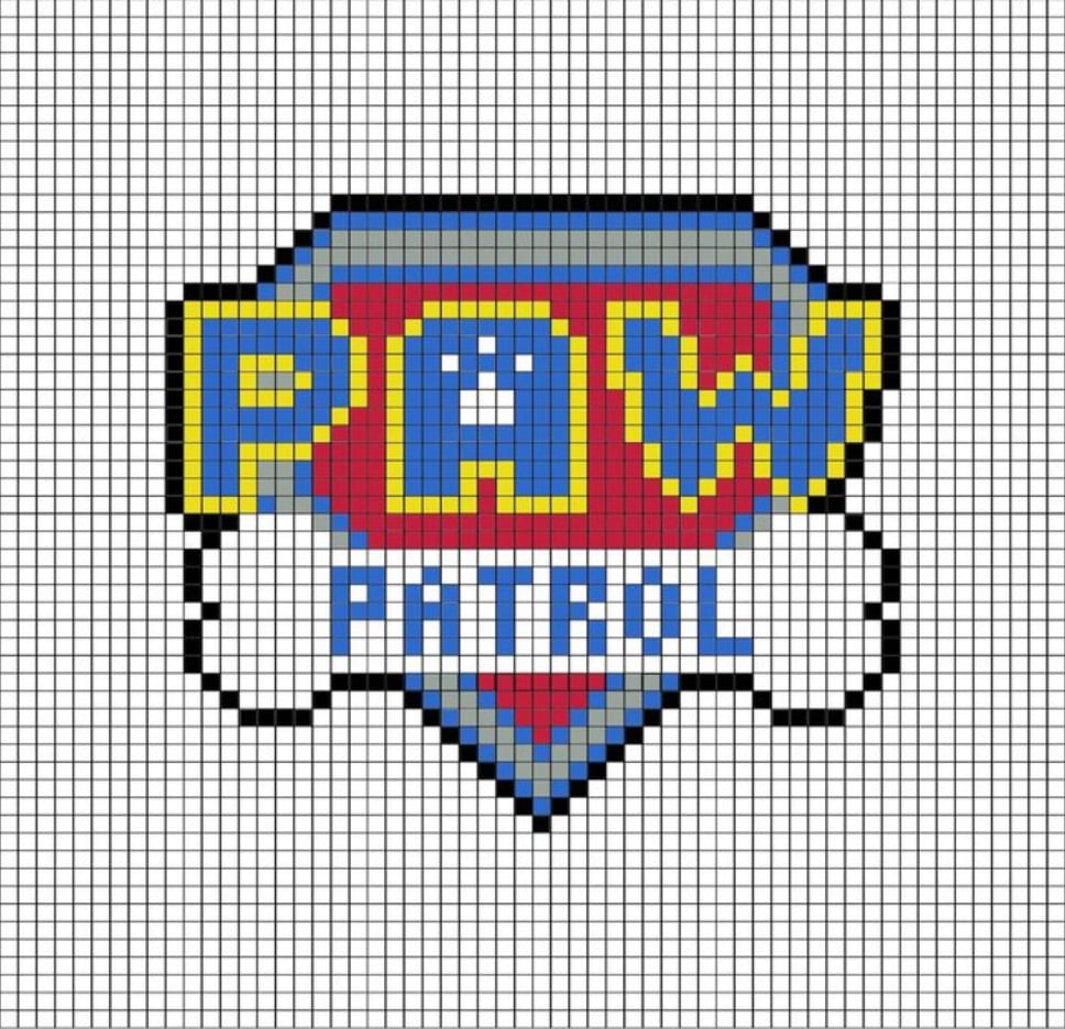 Logo de Paw Patrol para bordar