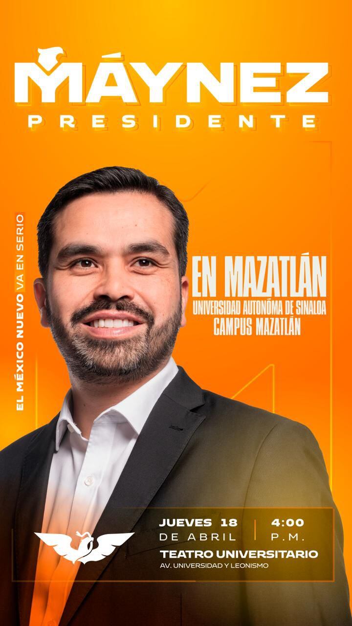 Actividades hoy 18 de abril del candidato de Movimiento Ciudadano, Jorge Álvarez Máynez