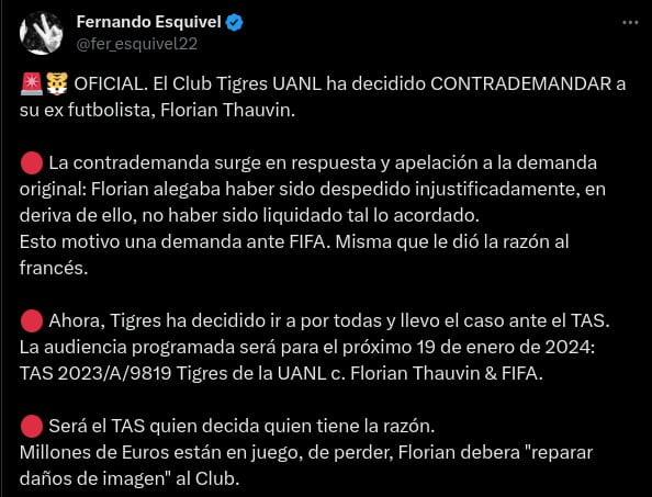 Florian Thauvin vs. Tigres