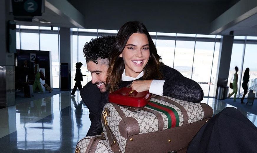 Bad Bunny y Kendall Jenner protagonizan campaña de Gucci con algo que tienen en común