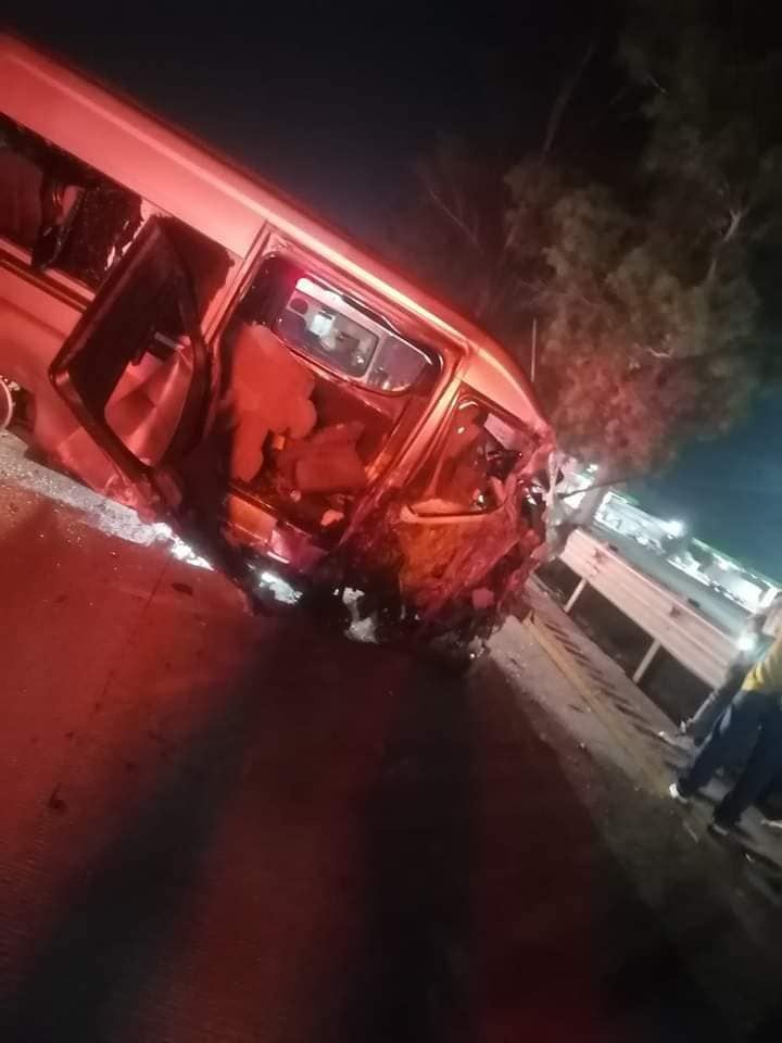 Accidente de Sam Sam en la carretera México-Querétaro.