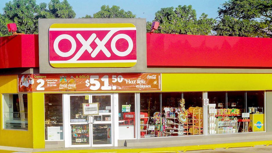 Una de las tiendas minoristas Oxxo.