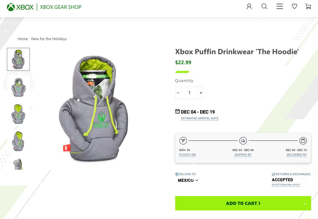 Xbox ahora vende mini sudaderas para los controles y refrescos