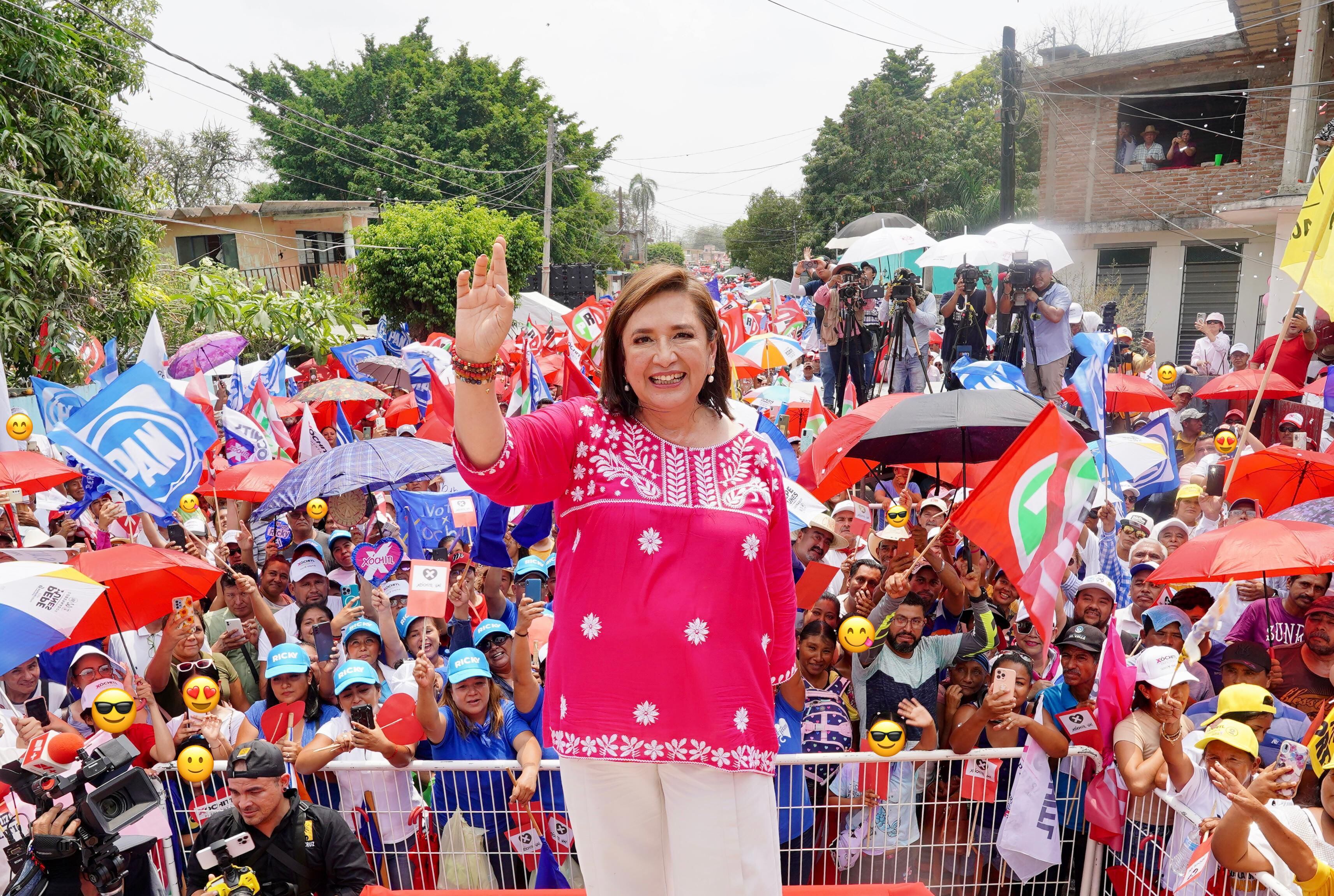 Xóchitl Gálvez, candidata presidencial de la coalición PAN, PRI, PRD