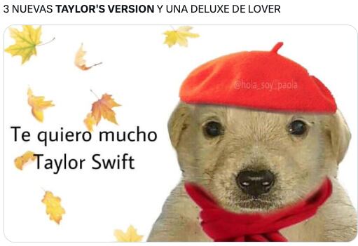 Memes festejan las nuevas canciones de Taylor Swift para festejar el inicio de The Eras Tour