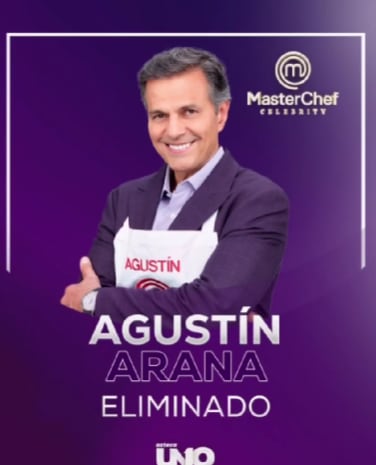 Agustín Arana fue el segundo eliminado de MasterChef Celebrity 2024