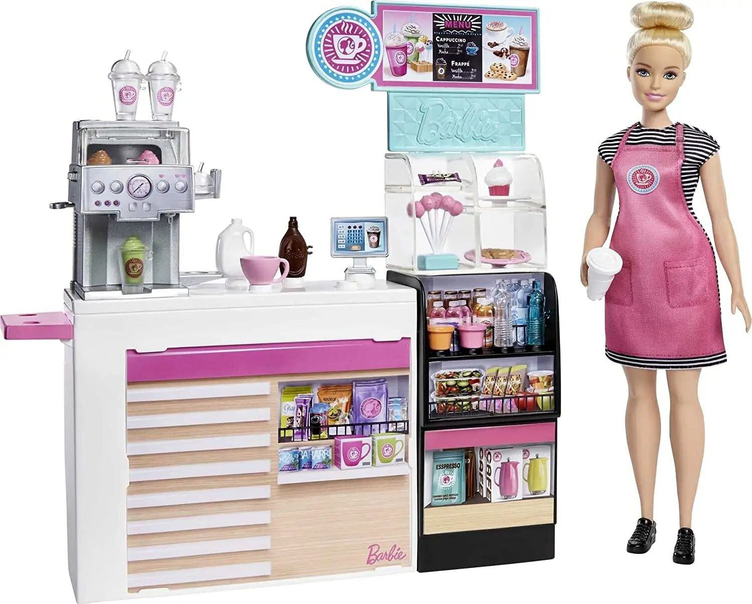 Set de cafetería de Barbie en AliExpress