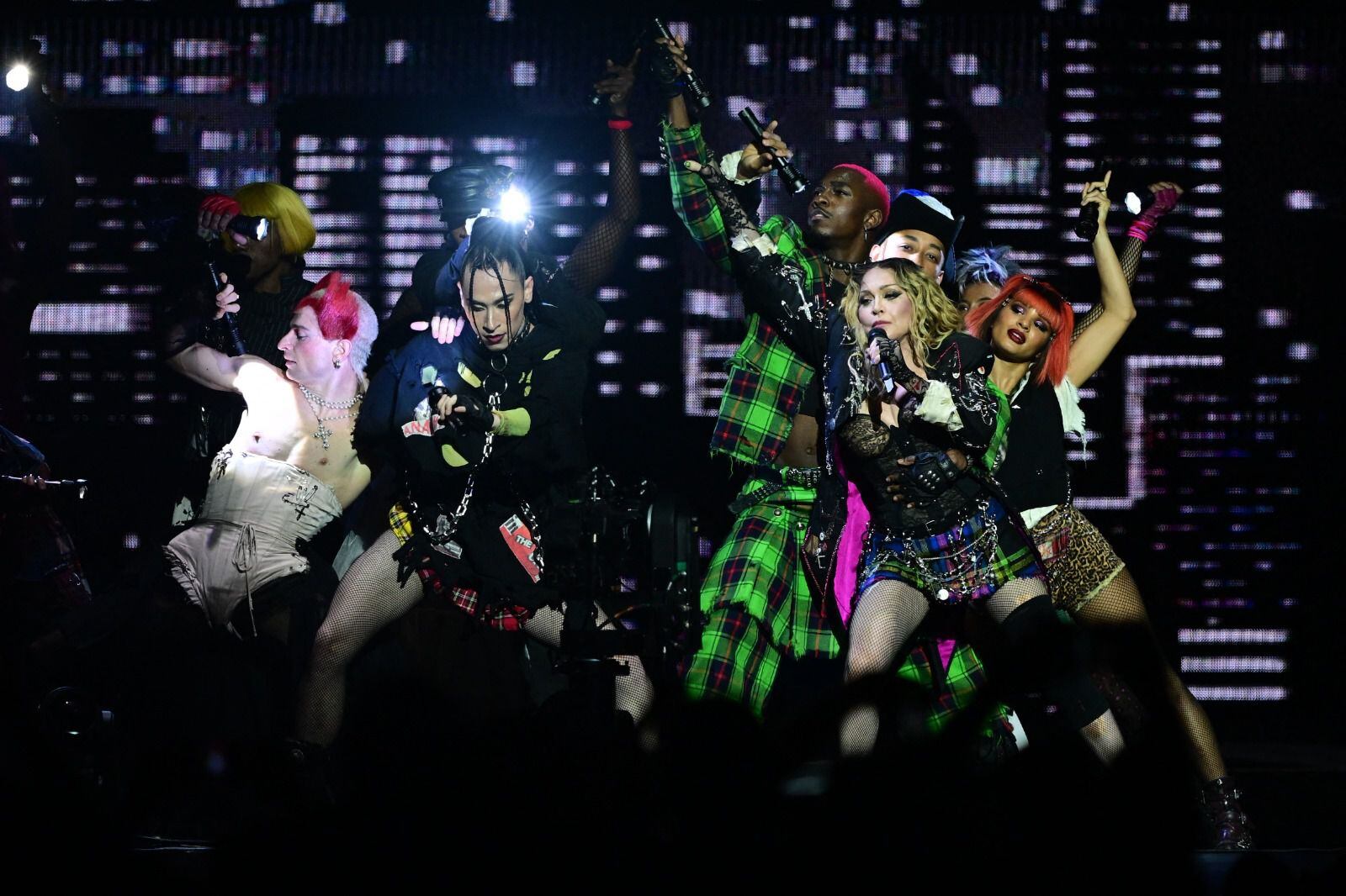 El histórico concierto de Madonna en Copacabana, Brasil.