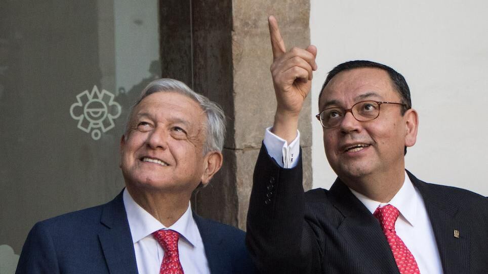 Andrés Manuel López Obrador y Germán Martínez