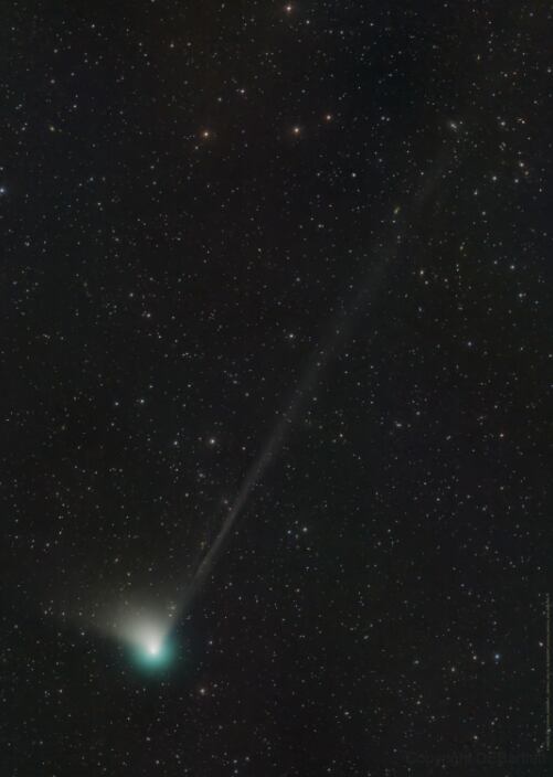 C/2022 E3 ZTF, cometa verde