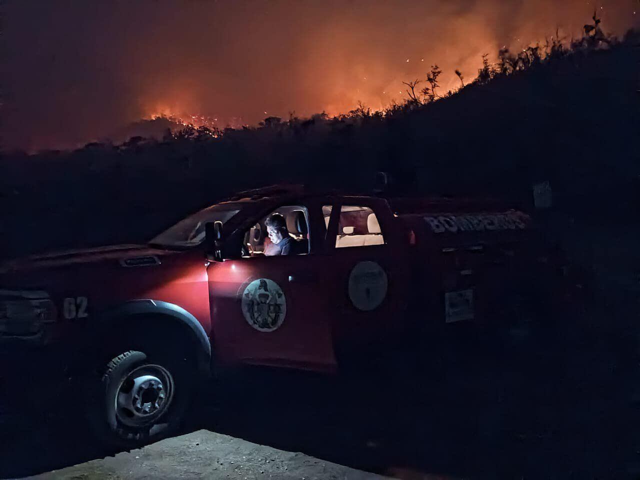 Incendio forestal en Acapulco
