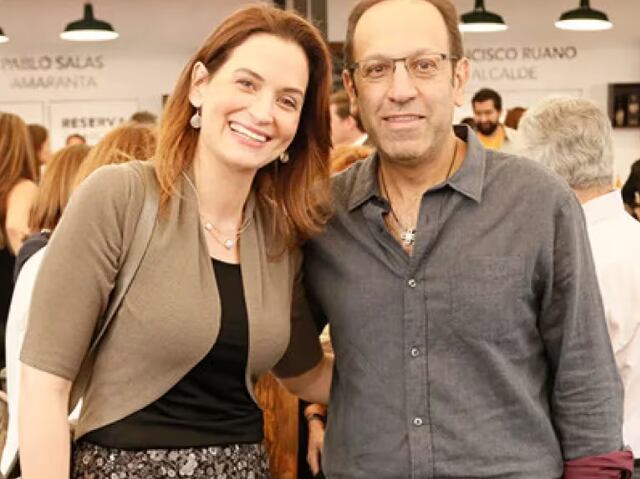 Marco Antonio Slim Domit y su esposa Ximena Serrano