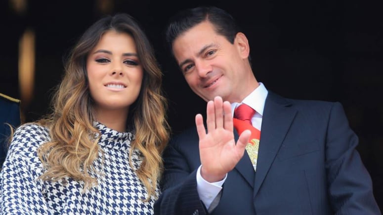 Paulina Peña Pretelini y Enrique Peña Nieto. Felicitaciones.