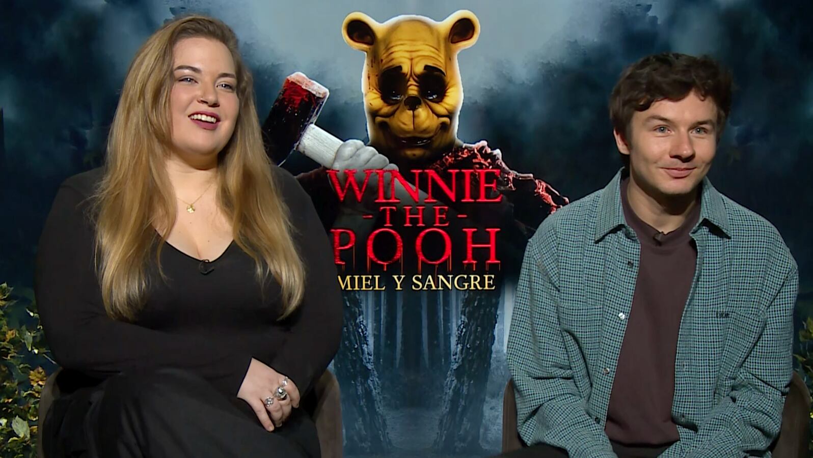 Scott Jeffrey y Rebecca Wheeler, productor y artista de efectos especiales de Winnie the Pooh: Blood and Honey