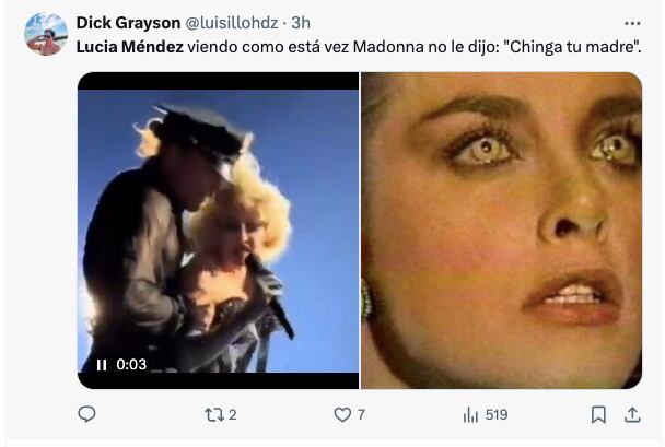 Hasta los memes quieren ver a Lucía Méndez como invitada del concierto de Madonna
